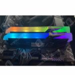 پک 16 گیگ رم TEAMGROUP T.Force Xcalibur Phantom 16G(8x2) DDR4 3200Mhz استوک