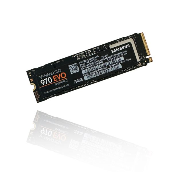 حافظه SSD سامسونگ Samsung 970 EVO NVMe M.2 250GB 97 استوک
