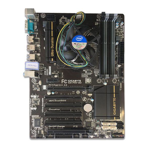 باندل Gigabyte GA-P85-D3 + Core i3 4150 - کارکرده