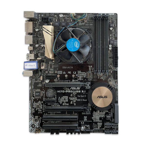 ASUS H170-PRO intel i7 6700k 32GBメモリ セット - PCパーツ