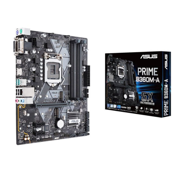باندل مادربرد ASUS Prime B360M-A + Core i7 8700