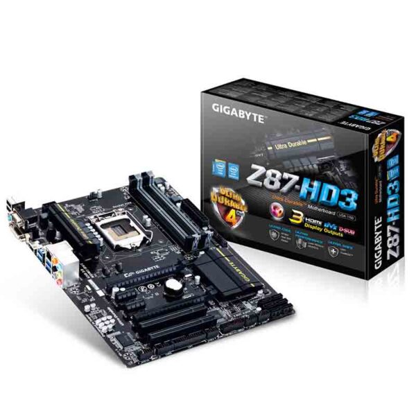 باندل مادربرد گیگابایت GIGABYTE Z87-HD3 + پردازنده اینتل Intel Core i5 4670k