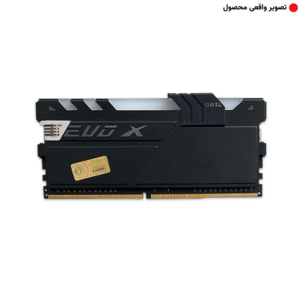رم Geil EVO X RGB 8GB DDR4 3000MHZ - با گارانتی ایستا