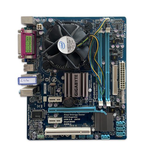 باندل Gigabayte GA-G41MT-D3P + Intel Pentium E5700 - کارکرده