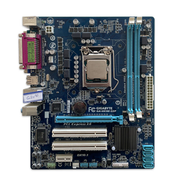 باندل Gigabyte H61M-S2P + Intel Pentium G2010