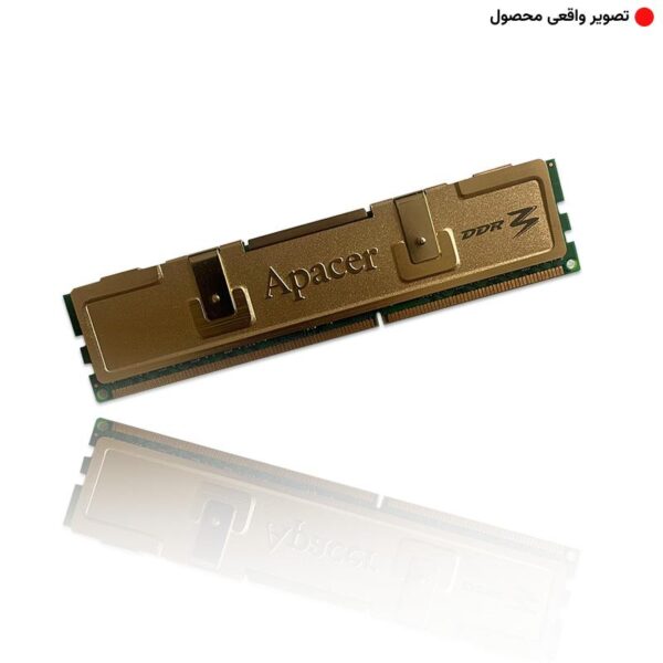 رم APACER 4GB DDR3 1333Mhz Gold Heatsink