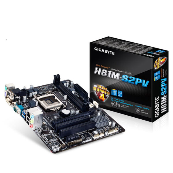 باندل مادربرد Gigabyte GA-H81M S2PV + Intel Core i5 4440