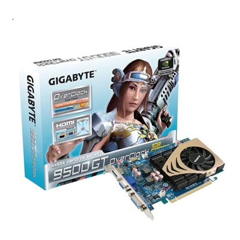 کارت گرافیک گیگابایت Gigabyte 9500 GT 1GB DDR2 128Bit