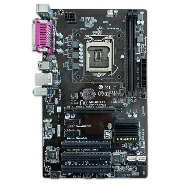 مادربرد گیگابایت GIGABYTE GA-P81-D3 *استوک یک اسلات رم مشکل دارد