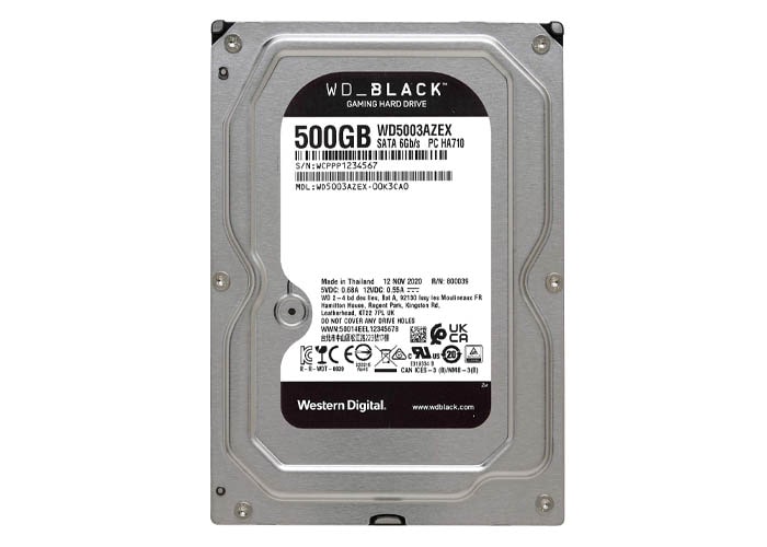 هارد اینترنال 500 گیگ وسترن Western Digital Black 500GB استوک 2 هارد 500 گیگ وسترن مشکی