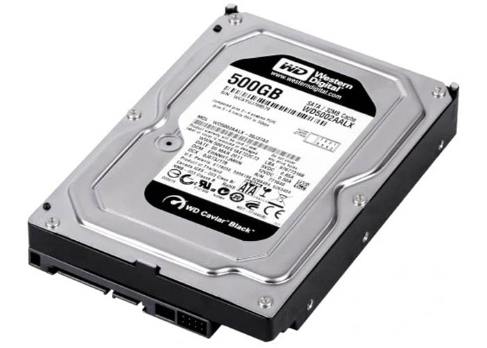 هارد اینترنال 500 گیگ وسترن Western Digital Black 500GB استوک 1 هارد 500 گیگ وسترن مشکی