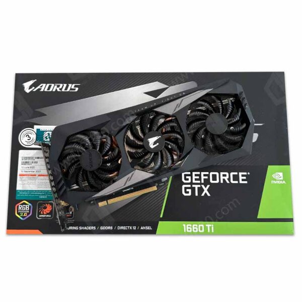 گرافیک Gigabyte AORUS GTX 1660 Ti 6G GDDR6 استوک