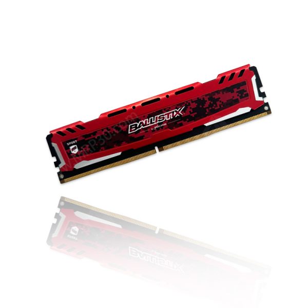 رم 8 گیگ Ballistix Sport 8GB DDR4 2400Mhz استوک گارانتی سریر