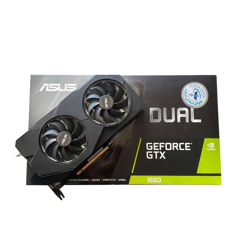 ASUS GEFORCE GTX 1660 DUAL OC 6GB DDR5 (7) کارت گرافیک ASUS Geforce GTX 1660 DUAL OC 6G GDDR5 - Image 1