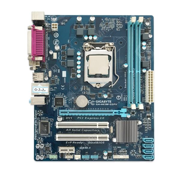 باندل مادربرد Gigabyte H61M-S2PV + Intel Pentium G2020