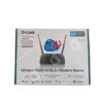 مودم دی لینک D-LINK Wireless N300 ADSL2+ Router DSL-2740U - آکبند