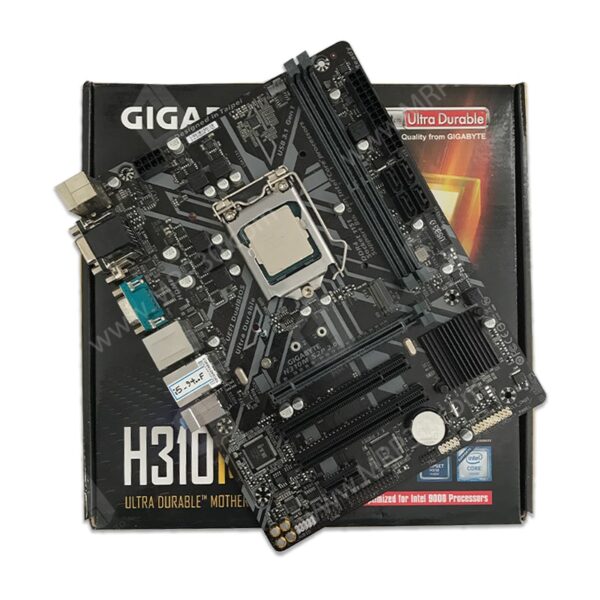 باندل مادربرد گیگابایت Gigabyte H310M S2P 2.0 + Intel Core i5 9400F Stock