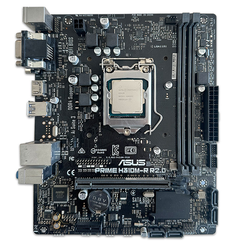 باندل مادربرد ASUS H310M-R R2.0 + Core i3 9100F (2) باندل مادربرد ASUS H310M-R R2.0 + Core i3 9100F