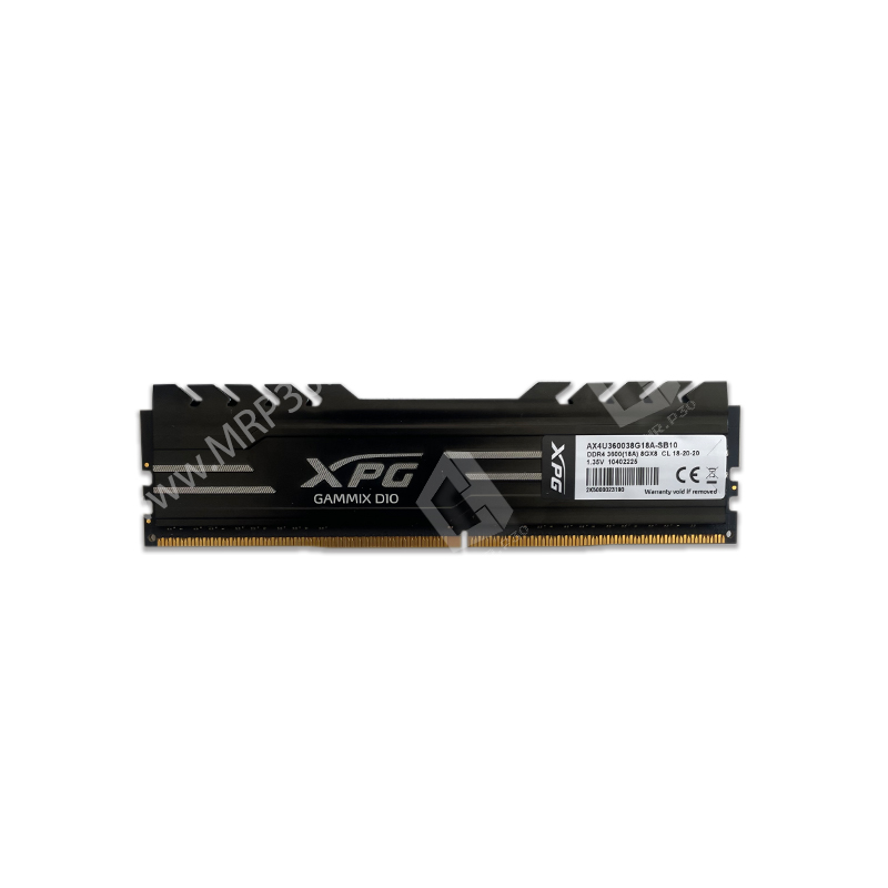 رم ای‌دیتا Adata XPG Gammix D10 16GB (8GBx2) DDR4 3600Mhz قیمت و خرید