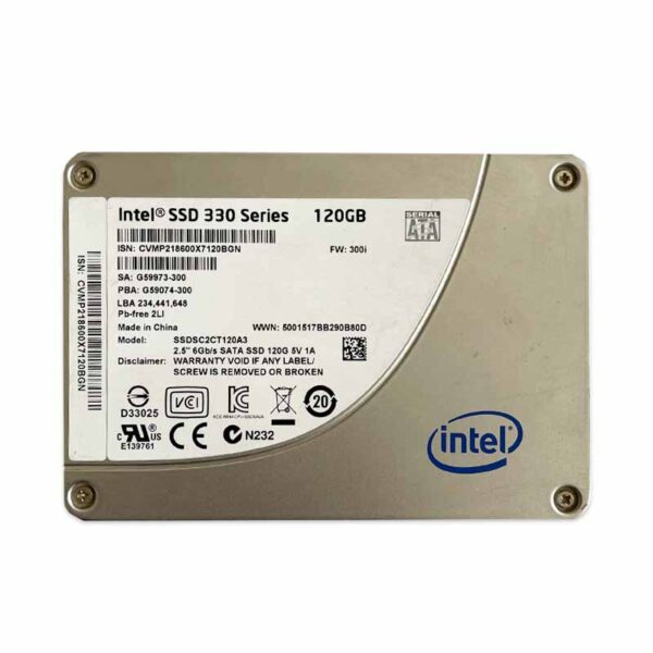 حافظه SSD اینتل Intel 330 Series 120GB 95 استوک