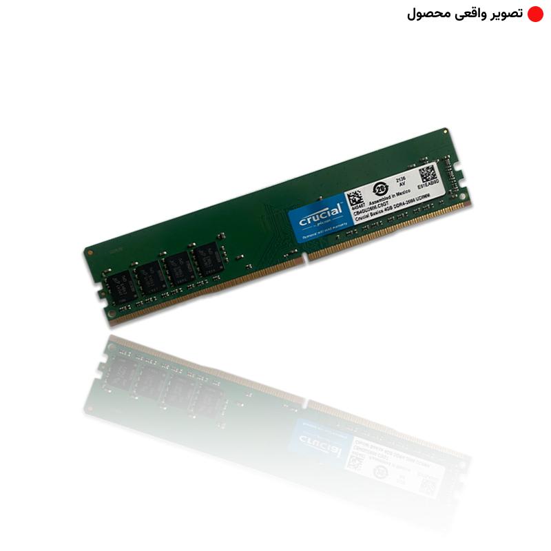 رم کروشال 4 گیگ CRUCIAL 4GB DDR4 2666MHz