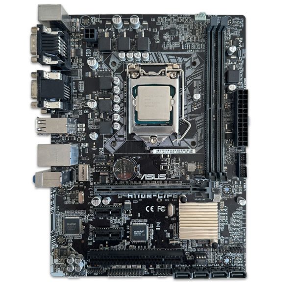 باندل مادربرد ASUS H110M-C/PS + Pentium G4400 استوک در حد نو