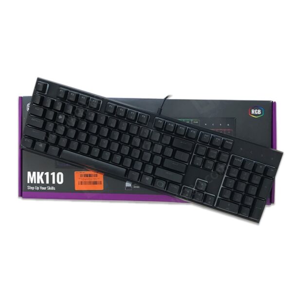 کیبورد گیمینگ کولرمستر Cooler Master MK110 Gaming Keyboard Stock