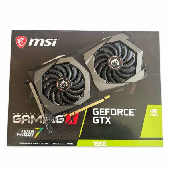 کارت گرافیک MSI GTX 1650 Gaming X 4G GDDR5 128BIT استوک