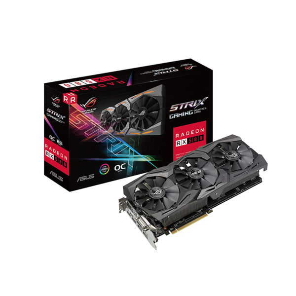 کارت گرافیک ایسوس Asus Rog Strix RX 580 8G DDR5 256Bit