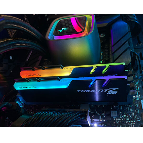 پک 32 گیگ رم GSKILL Trident Z 32GB RGB (16GBx2) DDR4 3200Mhz – گارانتی تا ژوئیه 2027