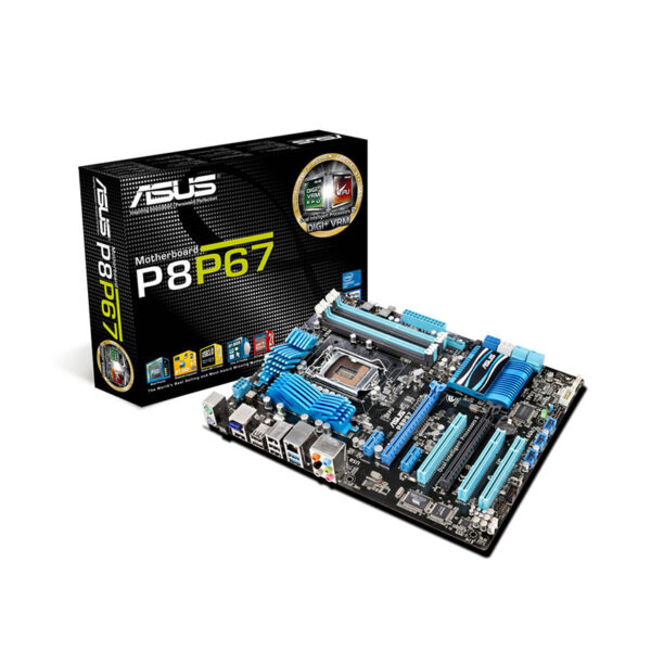باندل مادربرد ایسوس ASUS P8P67 + Intel Core i5 2500K Stock