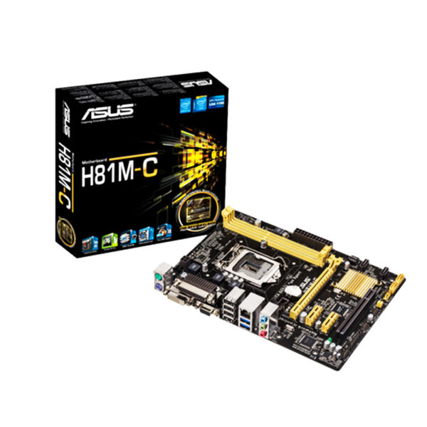 باندل مادربرد ایسوس ASUS H81M-C + Intel Core i5 4670