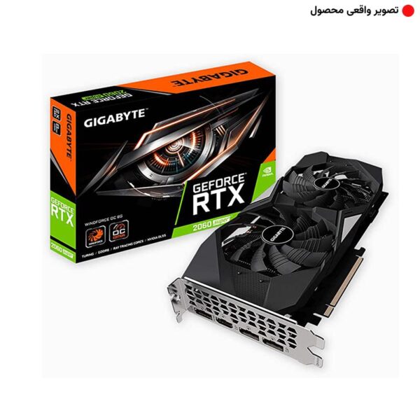 کارت گرافیک گیگابایت Gigabyte RTX 2060 Super Windforce OC 8G