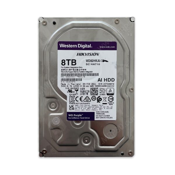 هارد دیسک Western Digital Purple 8TB HikeVioson WD82HKA Stock