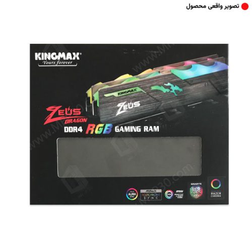 رم کینگ مکس Kingmax Zeus Dragon Gaming 16GB DDR4