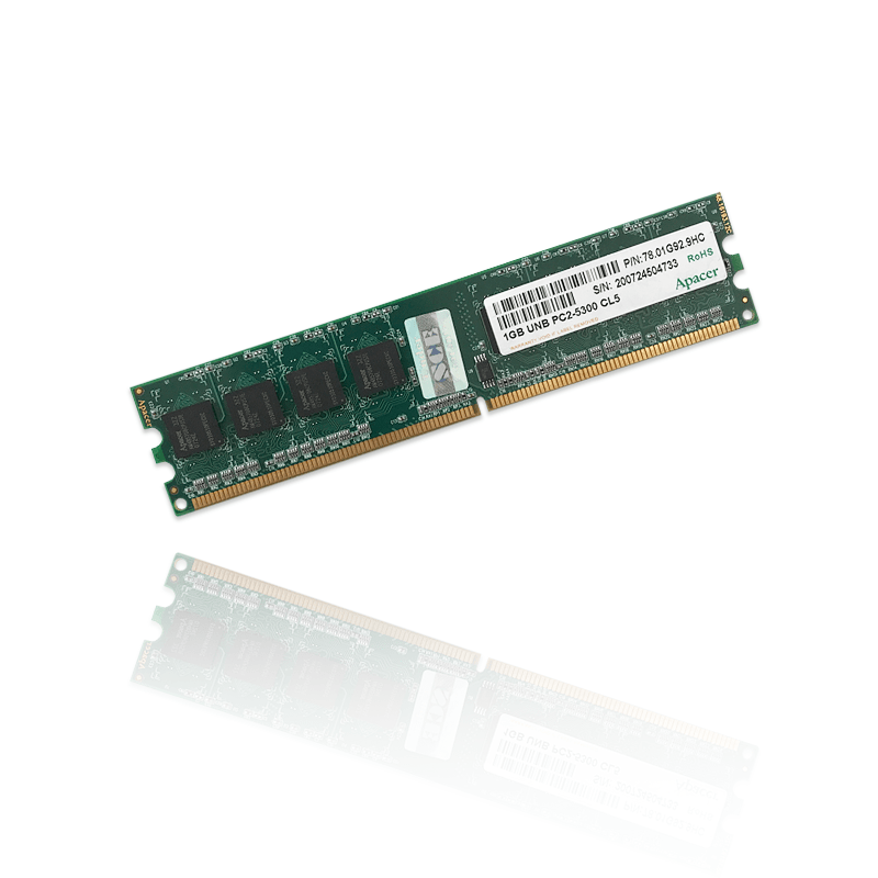 رم اپیسر 1 گیگ APACER 1GB DDR2 667mhz Stock