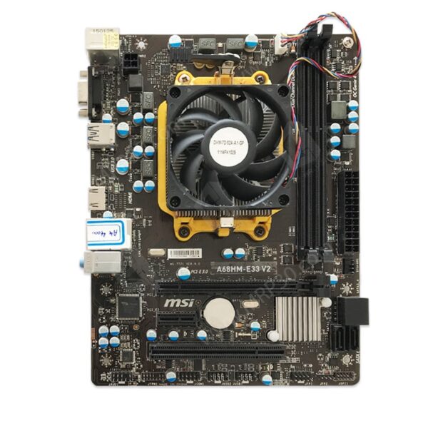 باندل مادربرد ام اس آی MSI A68HM-E33 + AMD A4 4000