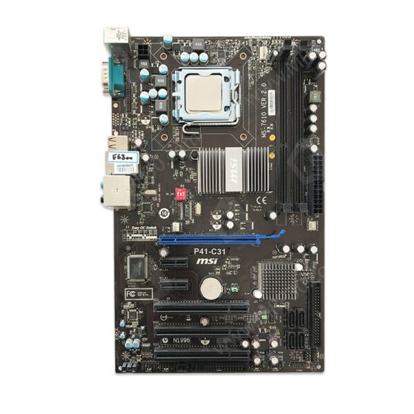 باندل مادربرد  MSI P41-C31 + Intel Core 2 Duo E6300