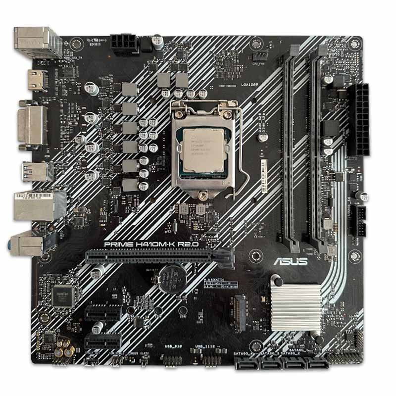 40420-2264 باندل مادربرد ایسوس ASUS Prime H410M-K R2.0 + Core i3 10100F استوک - Image 1