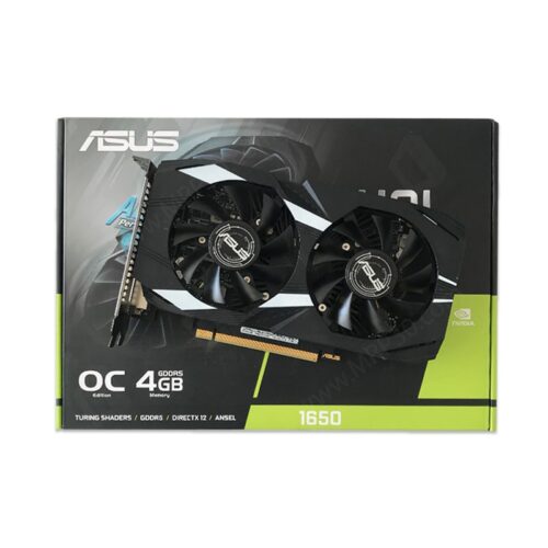 کارت گرافیک ایسوس ASUS GTX 1650 OC Dual 4G GDDR5 Stock