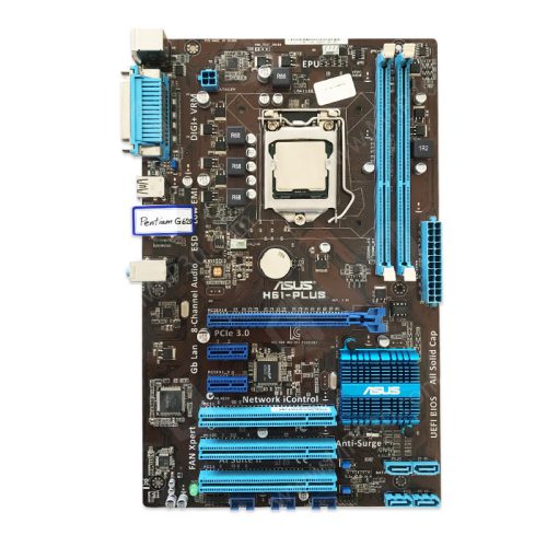 باندل مادربرد ASUS H61 PLUS + Intel Pentium G620 Stock