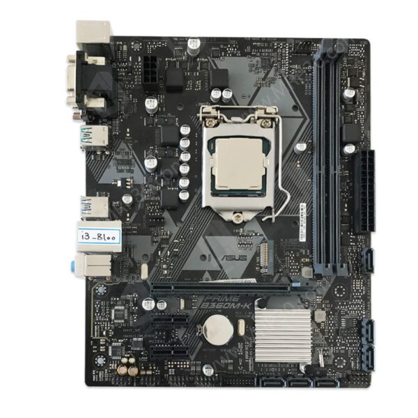 باندل مادربرد Asus Prime B360M-K + Core i3 8100