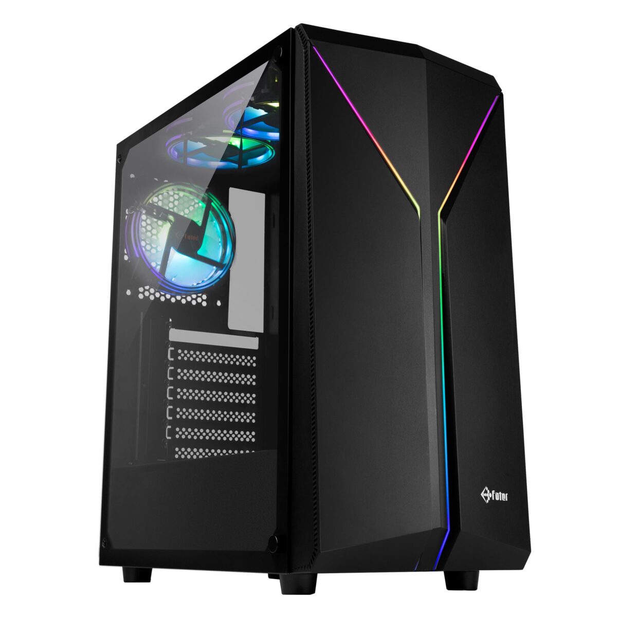فاتر Fater FG-740L, کیس گرین Aria, green aria, قیمت کیس aria, کیس گیمینگ FATER فاتر Fater FG-740L