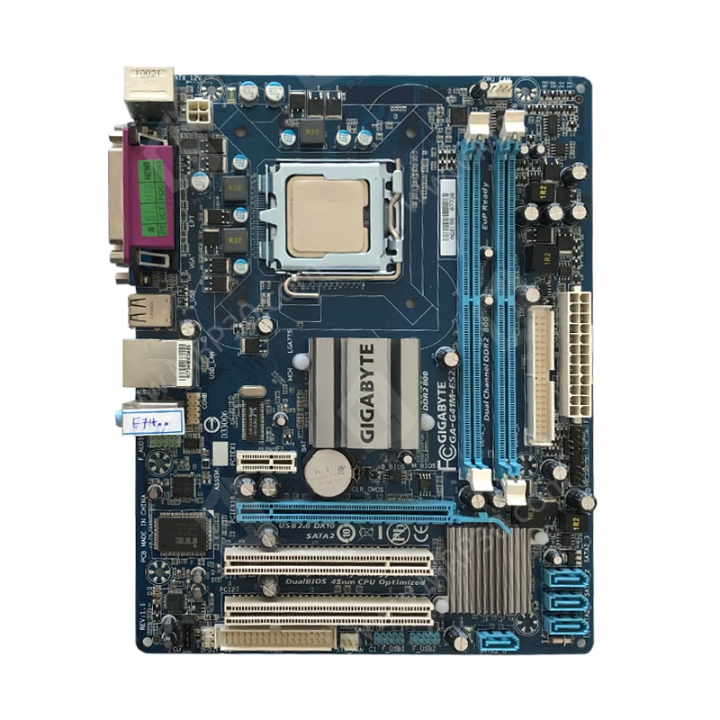 باندل مادربرد گیگابایت Gigabyte G41M ES2L + Intel Core 2 Duo E7400