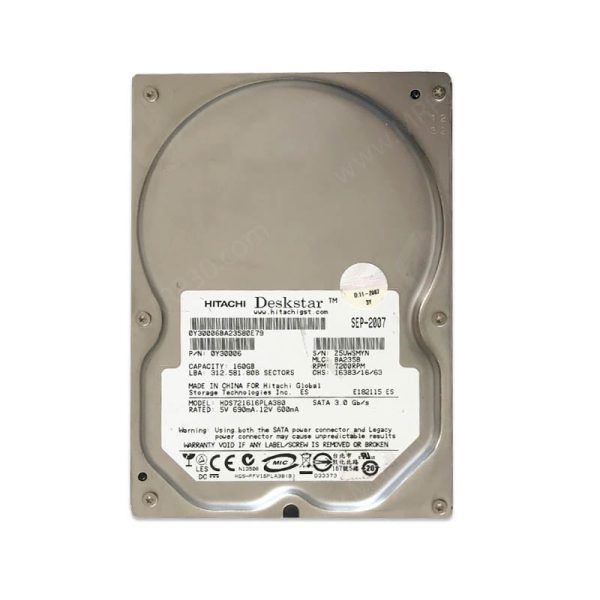 هارد دیسک هیتاچی Hitachi Deskstar 160GB استوک