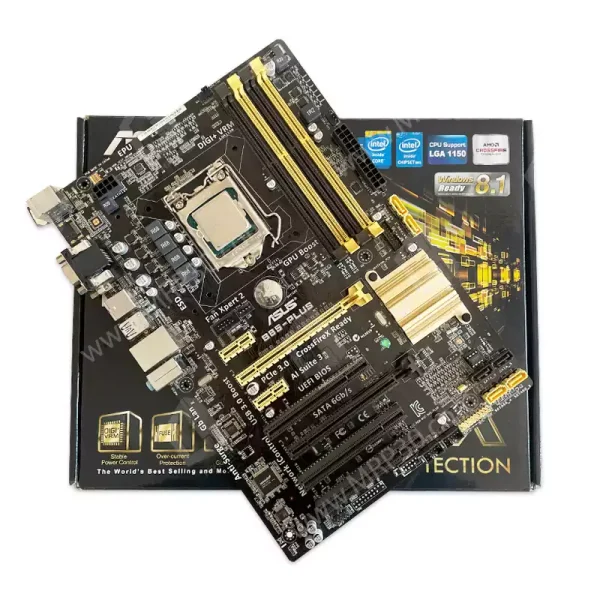 باندل مادربرد ASUS B85 PLUS + Intel Core i5 4460 استوک