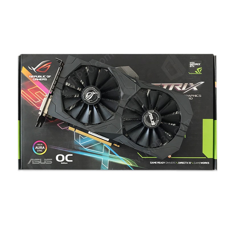 کارت گرافیک ایسوس ASUS ROG STRIX GTX 1050 Ti Gaming OC 4G