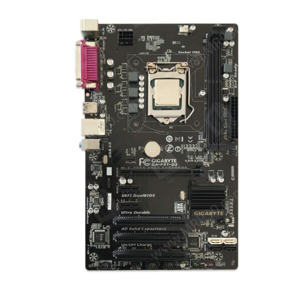باندل مادربرد GIGABYTE GA-P81-D3 + Intel Core i5 4590 Stock