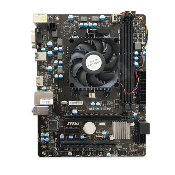 باندل مادربرد ام اس آی MSI A68HM-E33 V2 + AMD A4 6300 + Fan AMD