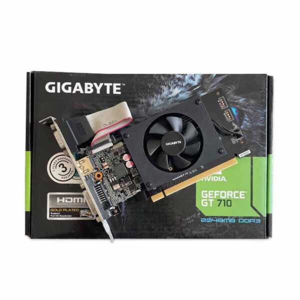 کارت گرافیک گیگابایت Gigabyte GT 710 2G DDR3 64Bit استوک